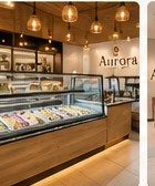 Aurora gelato shop interior